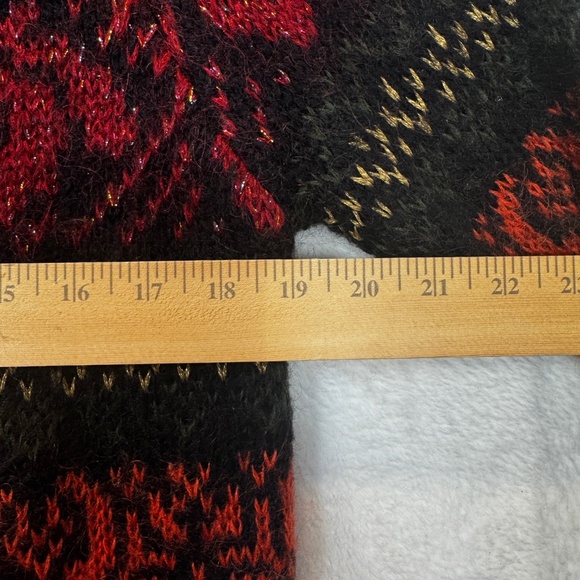 Alison H Cardigan Sweater Womens Size Small Multicolor Mohair Wool Grandmacore - Picture 6 of 8